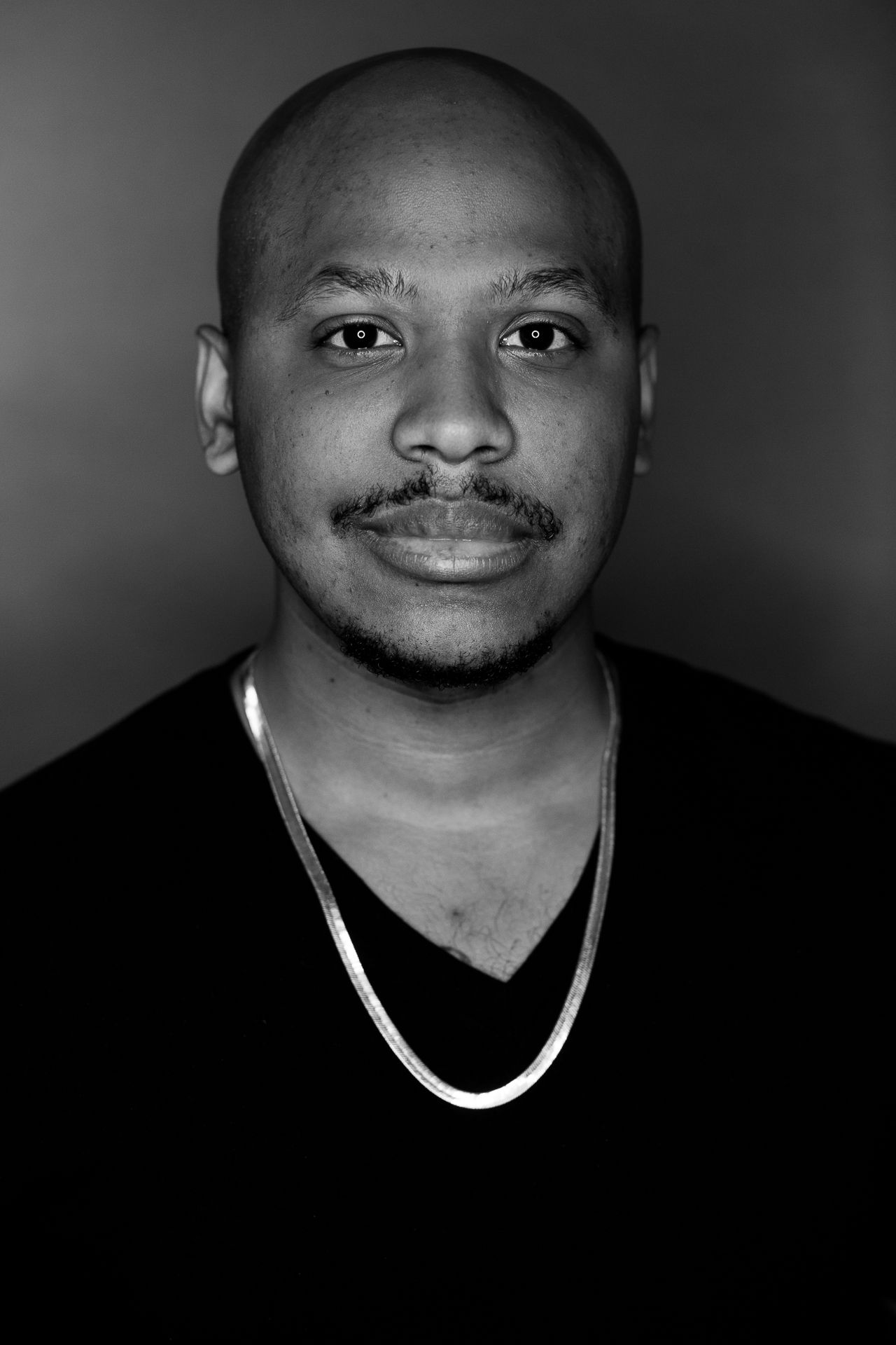 Sam Webb black and white headshot